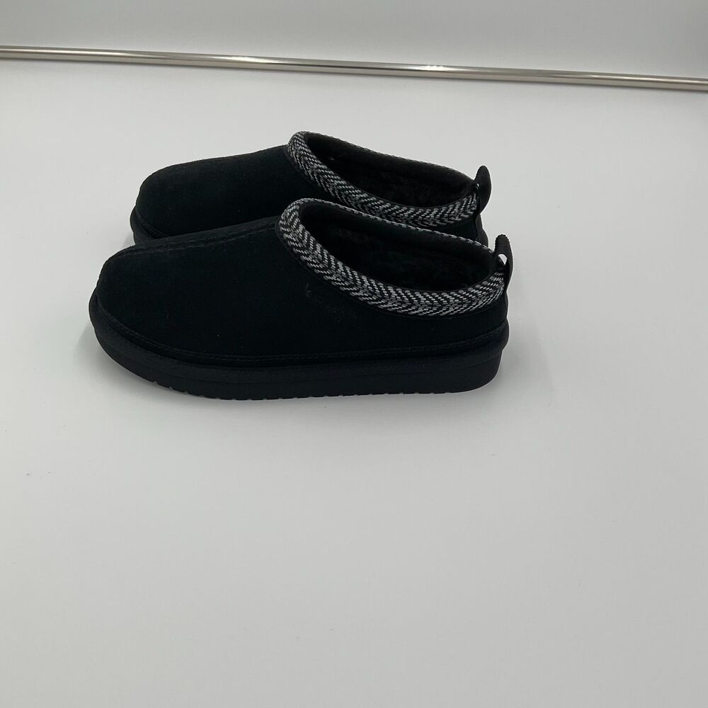 Ugg Koolaburra Burree Suede Clog Mules Slip On Comfort Shoes Slippers Kids Sz 1‎